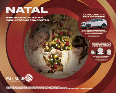 Campanha de Natal Palladium – Campanha encerrada