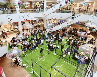 Ponto para troca de figurinhas no Palladium