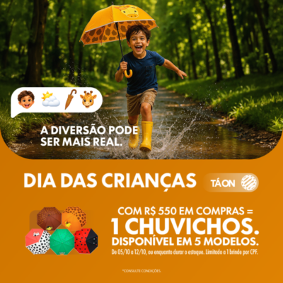 Dia das crianças tá ON no Palladium